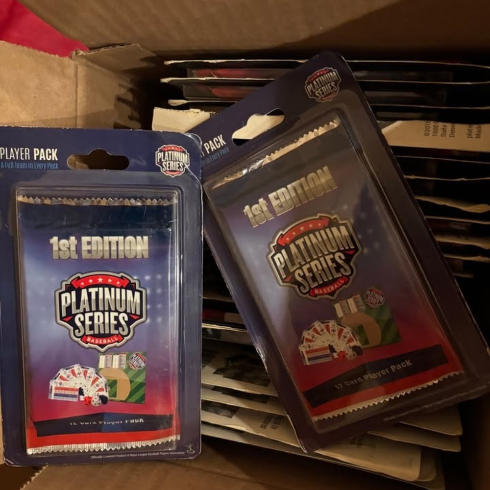 100 Count Case 2015 The Platinum Edition Baseball Card Packs Sealed 1st edition